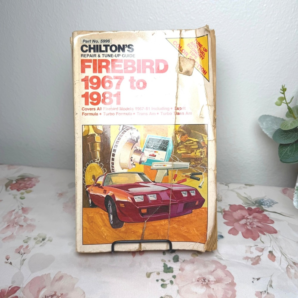 Chilton Pontiac Firebird 1967-1981 Repair Tune-Up Guide Manual 5996 Trans‎ Am